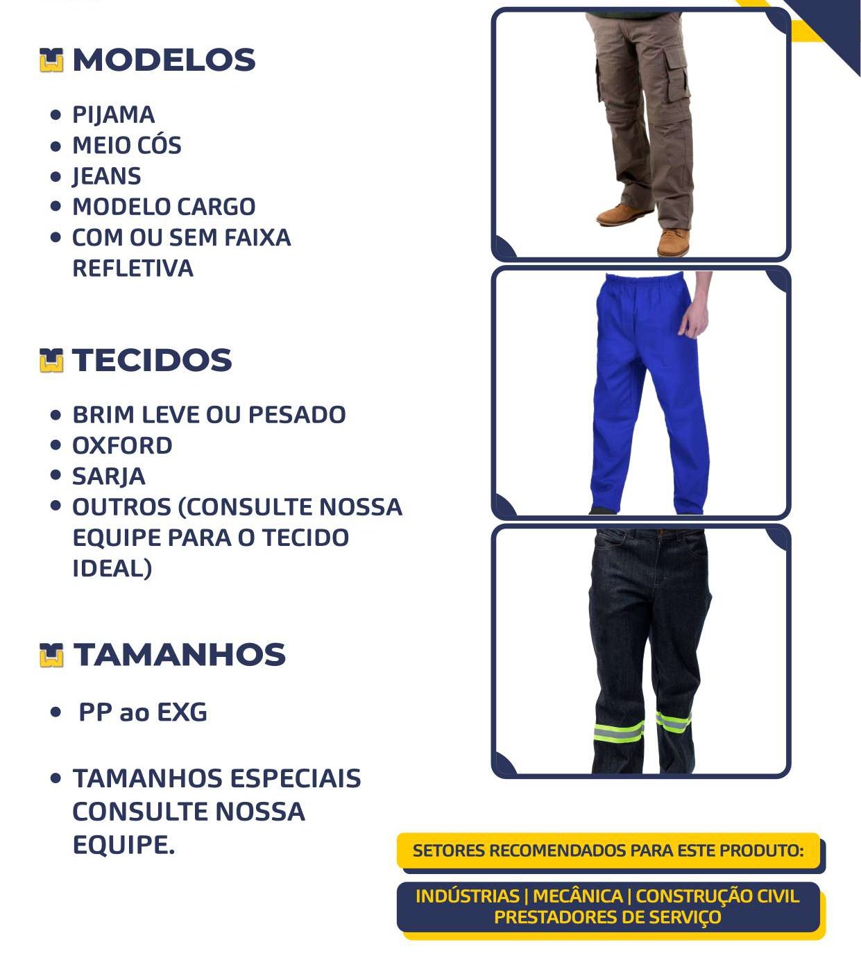 Calças Profissionais